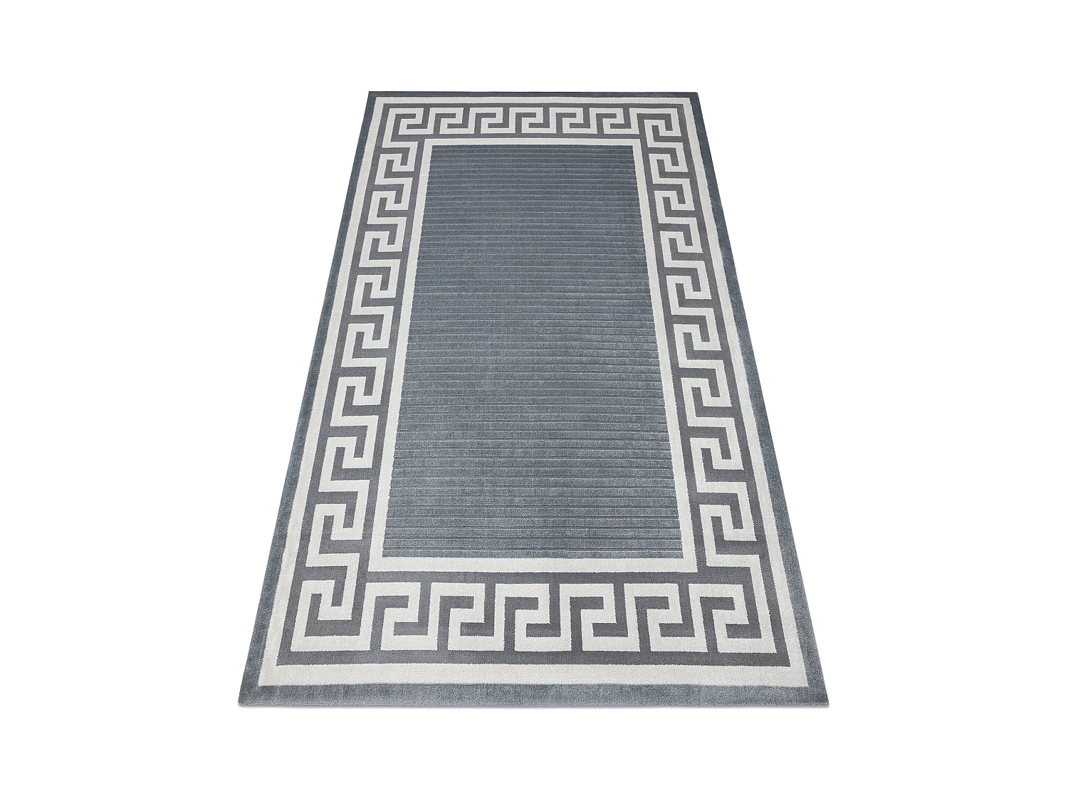 Tapis PEARL 51327F gris - Cadre, exclusivité grecque, structurel 230x330 cm