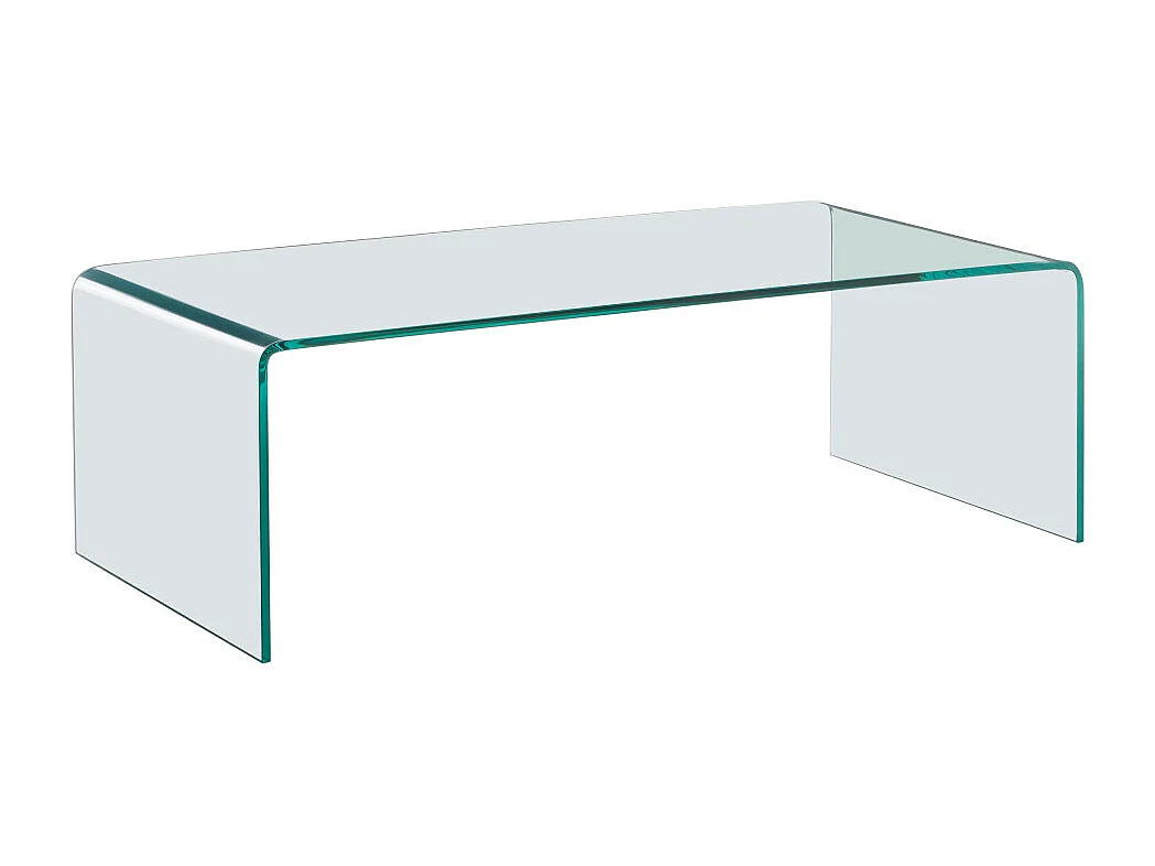 Nido - Table basse en verre L110cm - Transparent