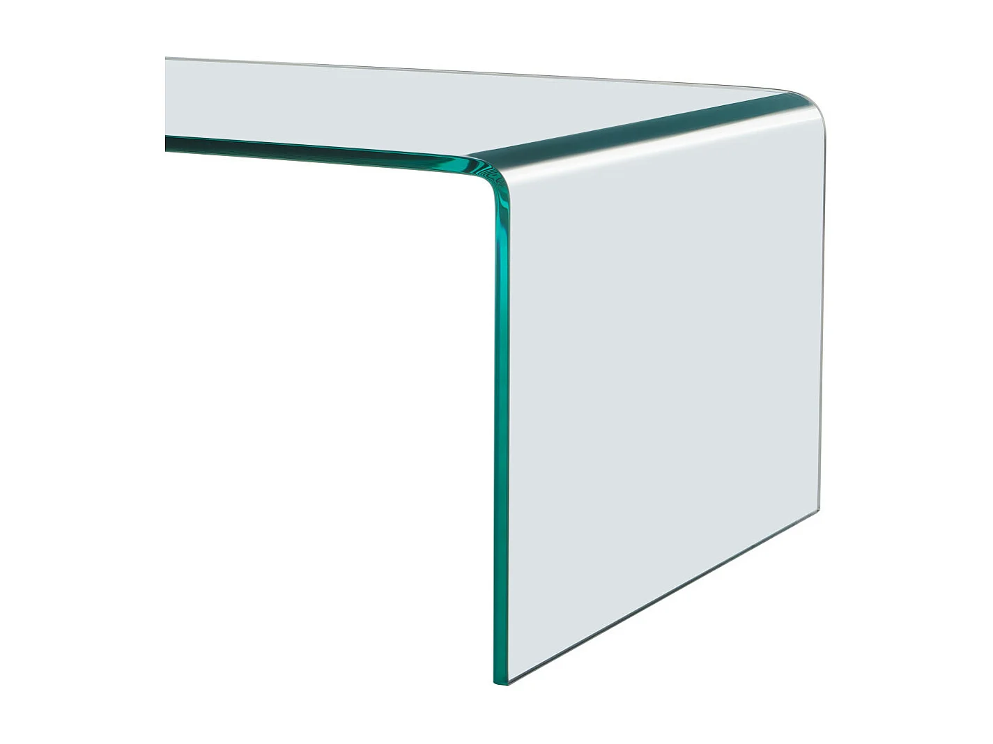 Nido - Table basse en verre L110cm - Transparent