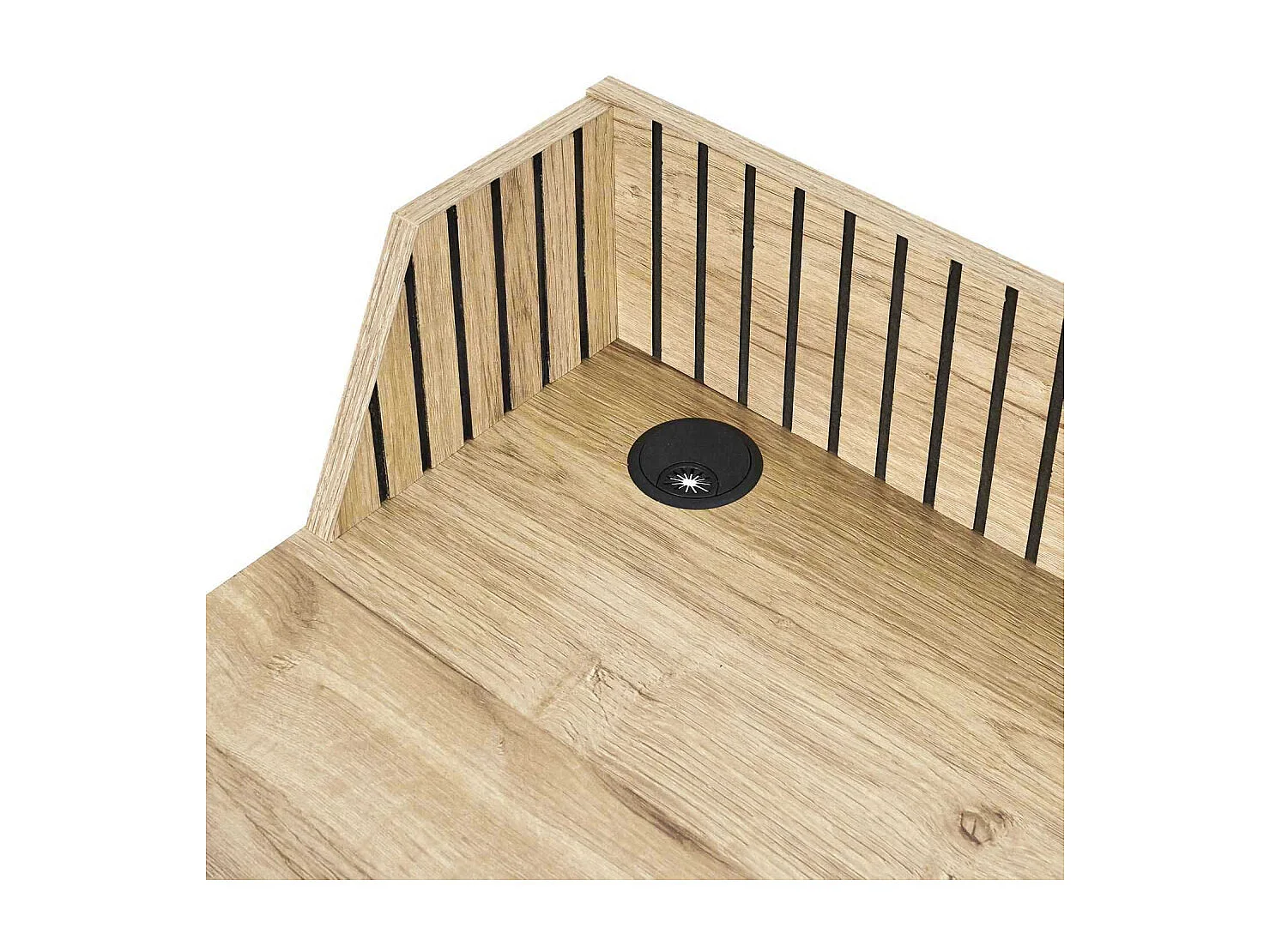 Bureau Klaus Design Epure Marron, Noir