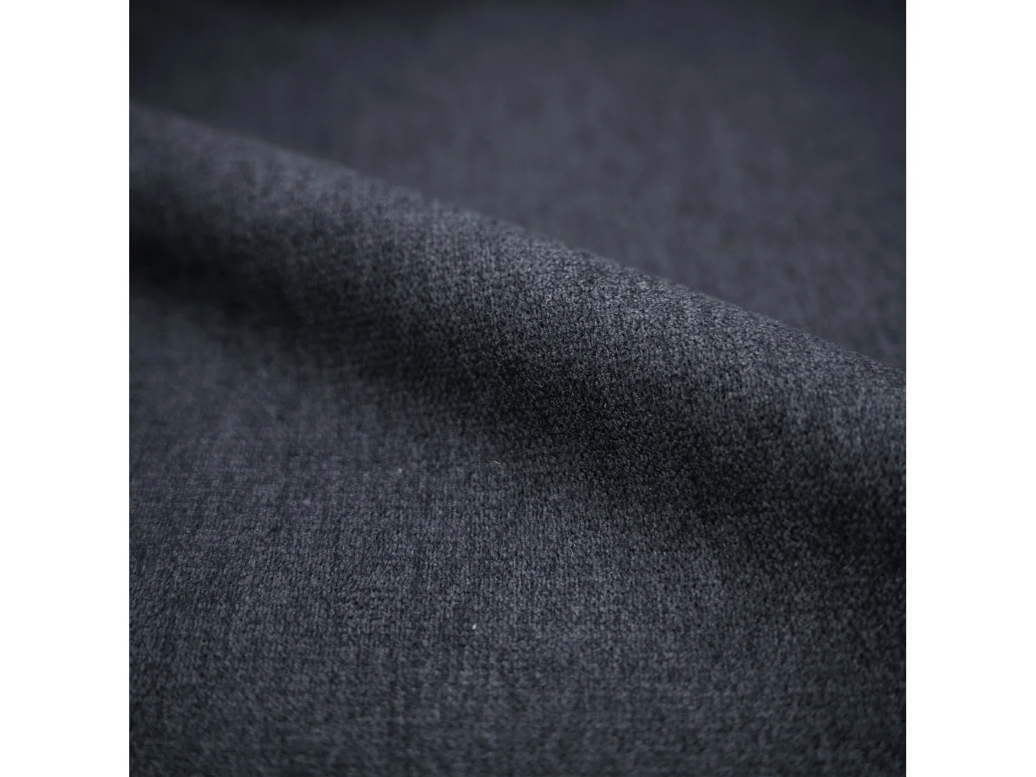 Lot de 2 chaises pour îlot central en tissu gris foncé 65,5 cm - Henrik