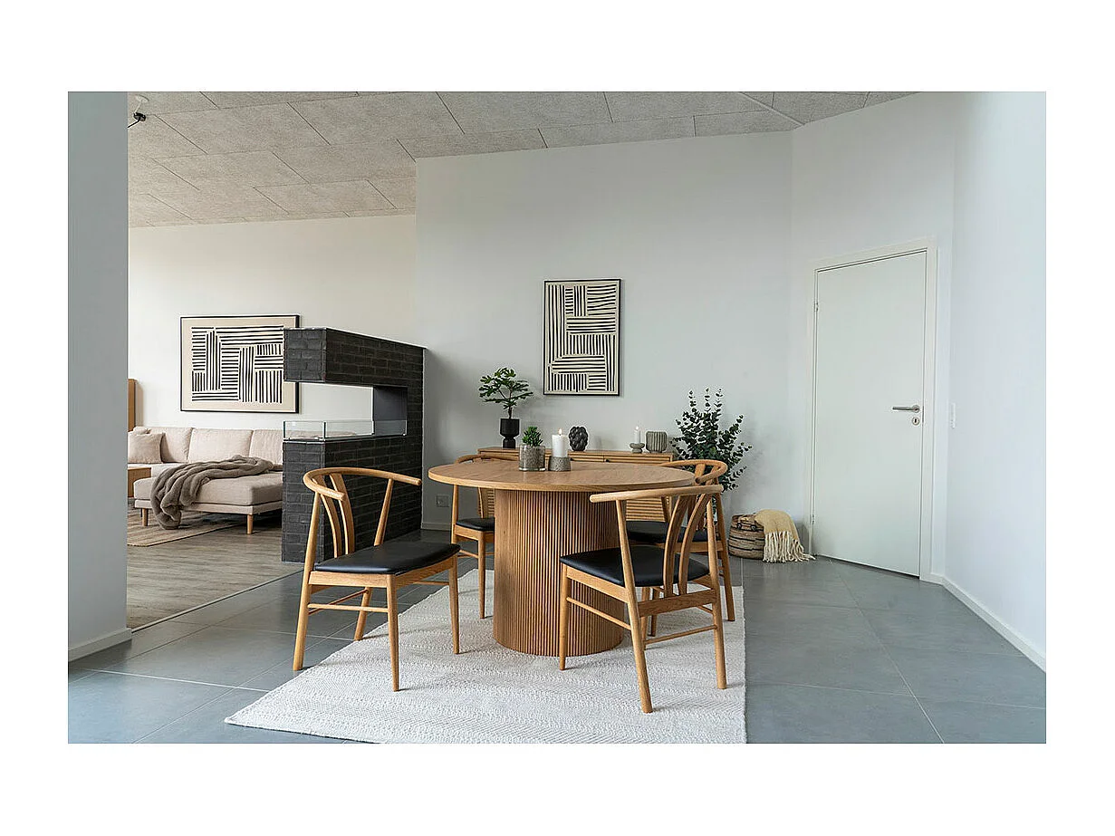 Lipari Canvasprint No.1 100x140 cm zwart, beige.