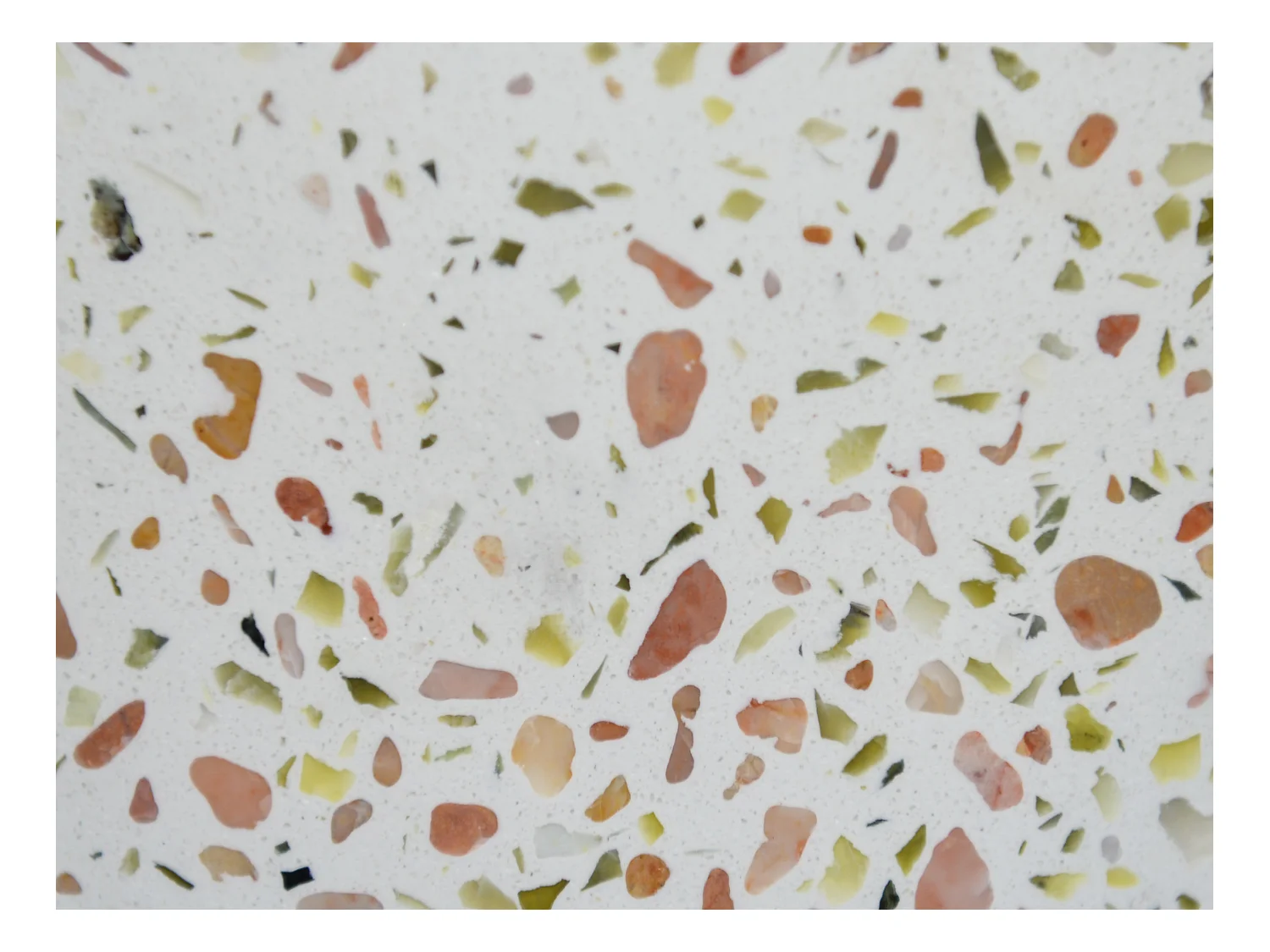 Lavabo redondo de terrazo rosa - 39 cm - DUKAT