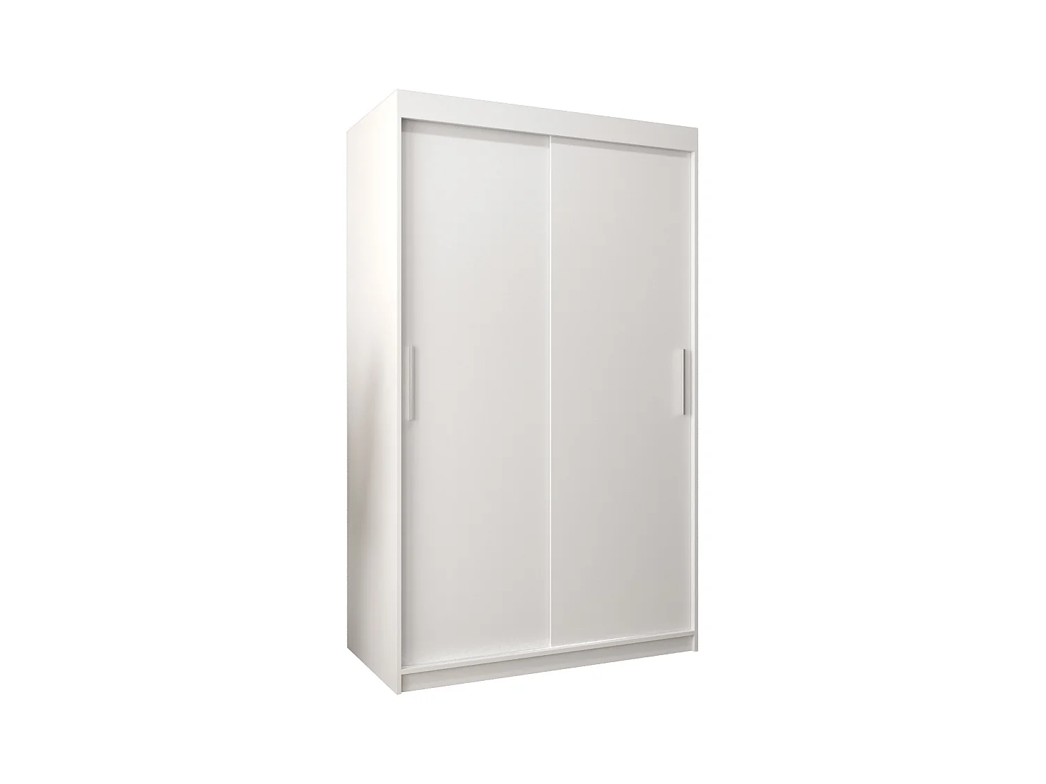 Armoire Tokyo À Portes Coulissantes 200/120/62 2 portes (Blanc/Blanc)