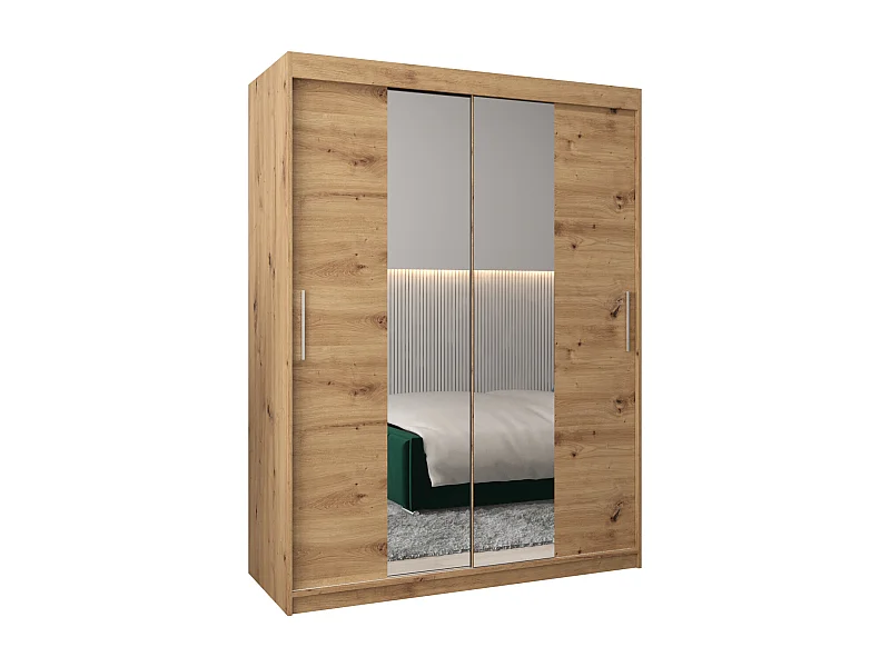 Schwebetürenschrank Tokyo 1 200/150/62 2-Türig (Artisan)