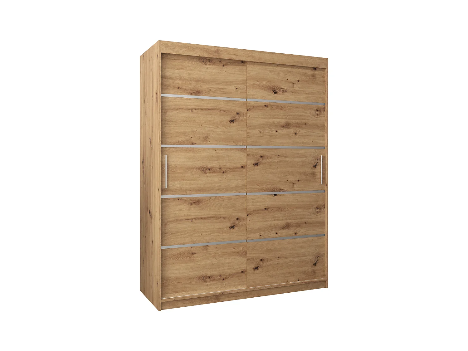 ARMOIRE VERONA 1 À PORTES COULISSANTES 200/150/62 2 Portes (Artisan/Artisan)