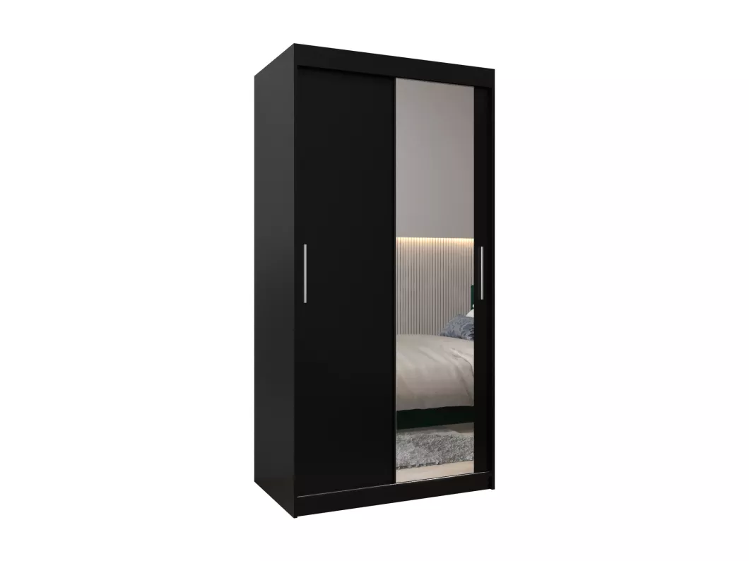 Kauf Unique ARMARIO TOKYO 2 DE PUERTAS CORREDERAS 200/180/62 2 puertas (Negro/Negro)