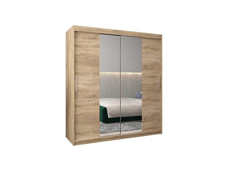 Schwebetürenschrank Tokyo 1 200/180/62 2-Türig (Sonoma)