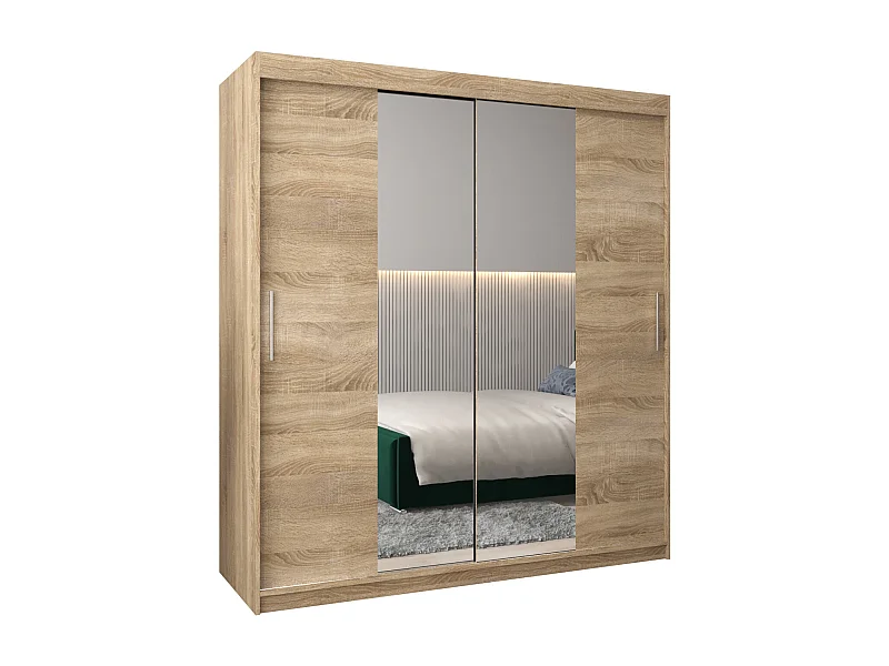 Schwebetürenschrank Tokyo 1 200/180/62 2-Türig (Sonoma)