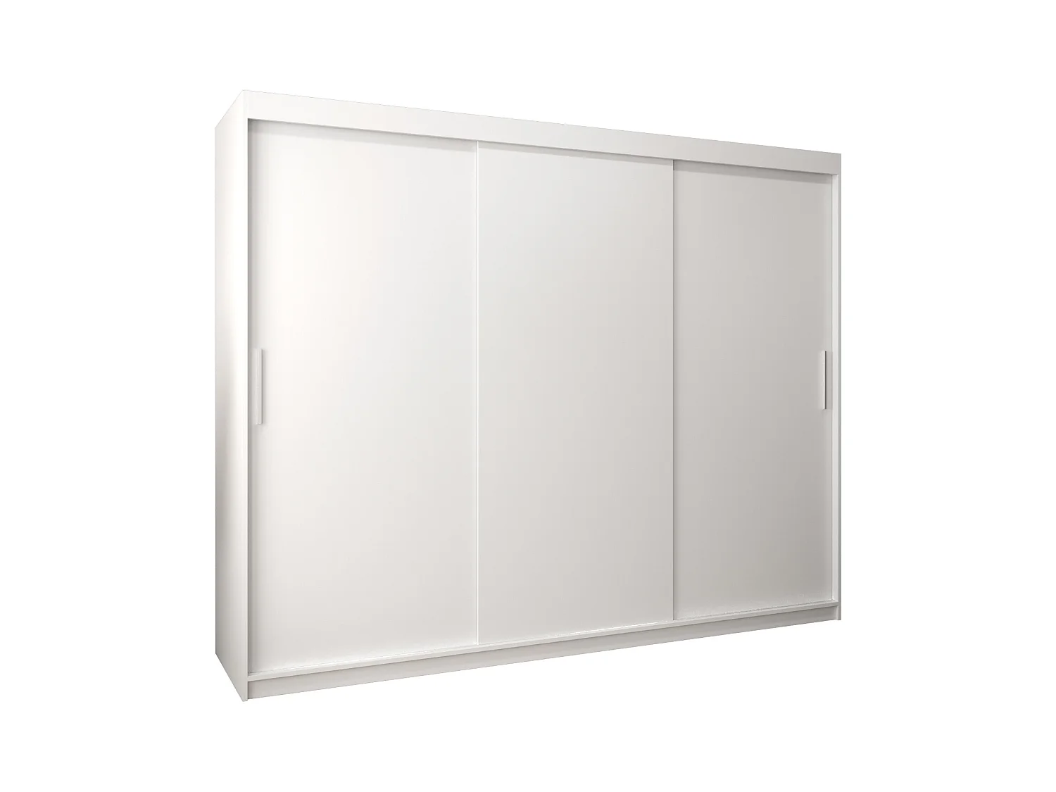 Schwebetürenschrank Tokyo 200/250/62 2-Türig (Weiß)