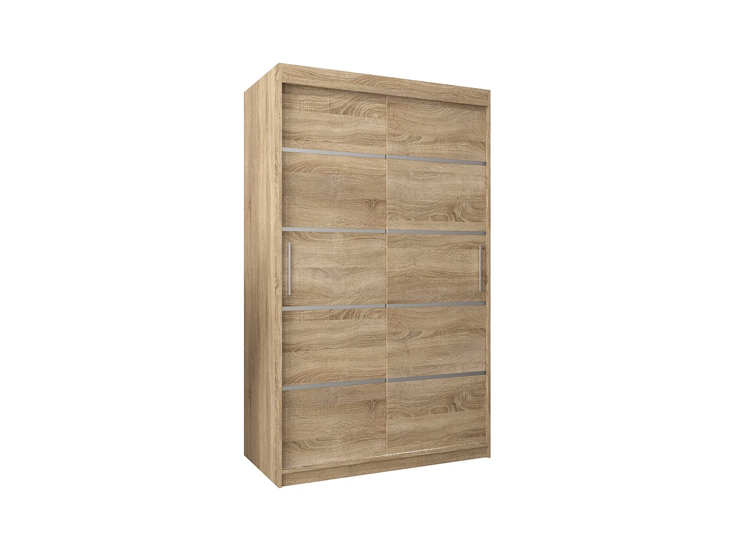 ARMOIRE VERONA 1 À PORTES COULISSANTES 200/120/62 2 Portes (Sonoma/Sonoma)