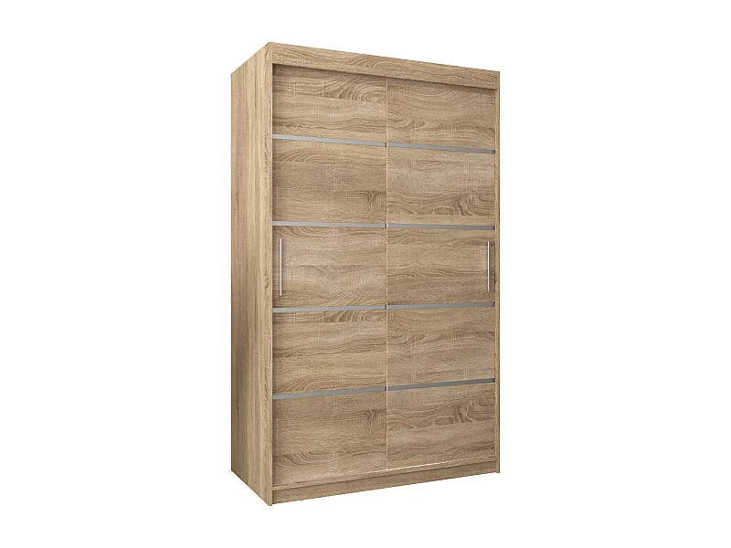 ARMOIRE VERONA 1 À PORTES COULISSANTES 200/120/62 2 Portes (Sonoma/Sonoma)
