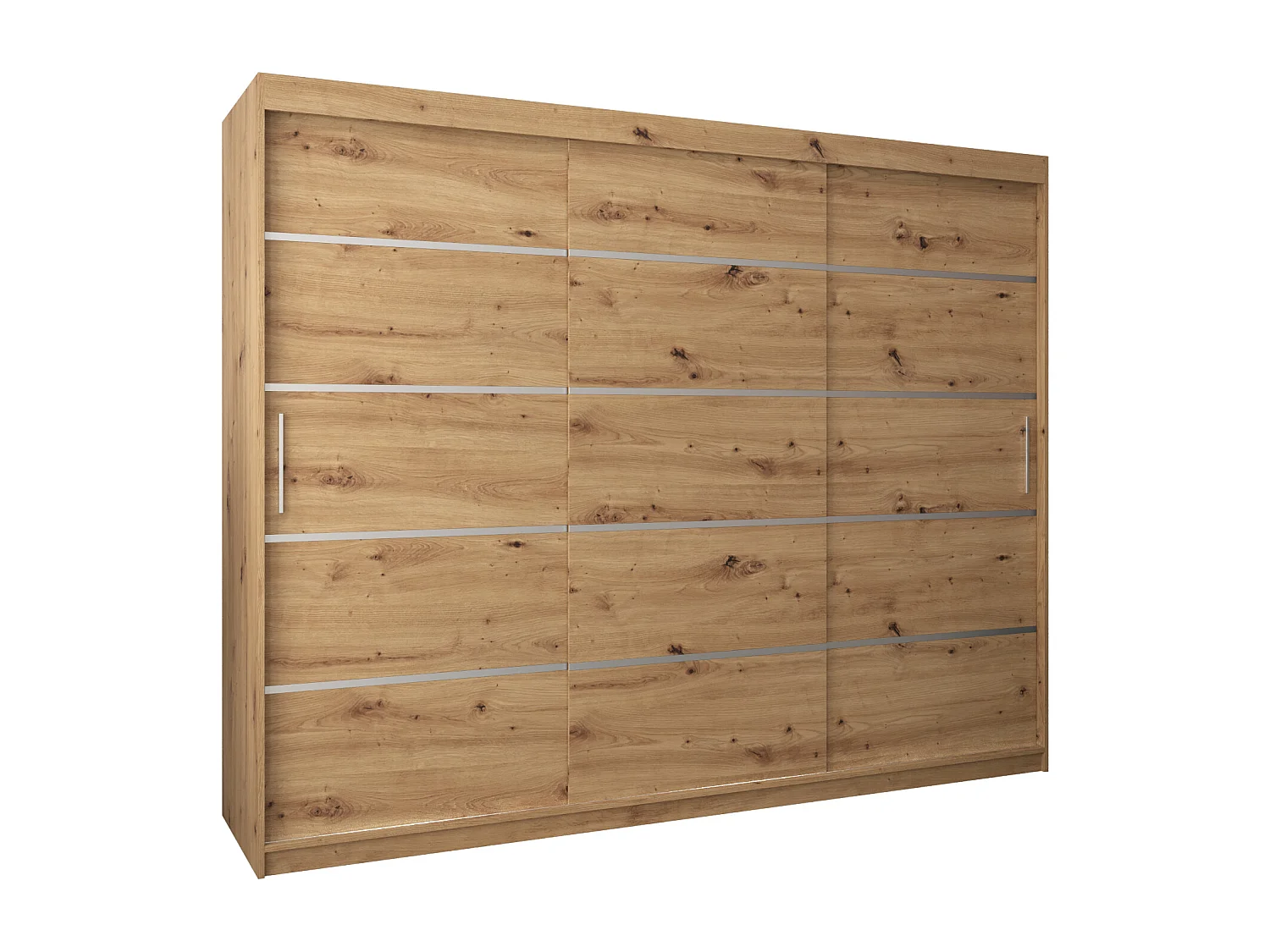 ARMOIRE VERONA 1 À PORTES COULISSANTES 200/250/62 3 Portes (Artisan/Artisan)