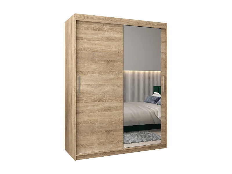 ARMOIRE TOKYO 2 DE PUERTAS CORREDERAS 200/150/62 2 puertas (Sonoma/Sonoma)