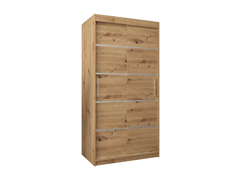 ARMOIRE VERONA 1 À PORTES COULISSANTES 200/100/62 2 Portes (Artisan/Artisan)