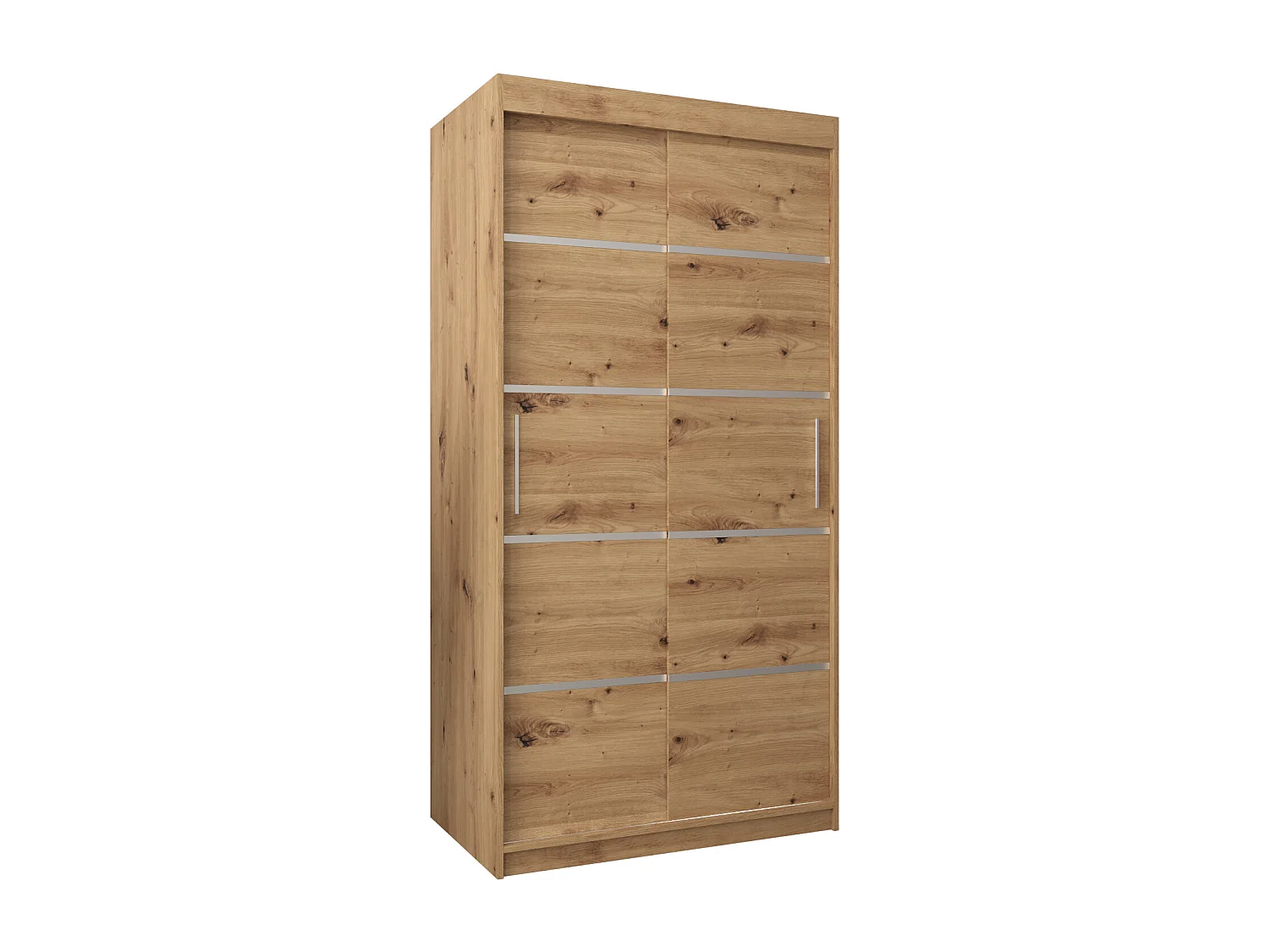 ARMOIRE VERONA 1 À PORTES COULISSANTES 200/100/62 2 Portes (Artisan/Artisan)