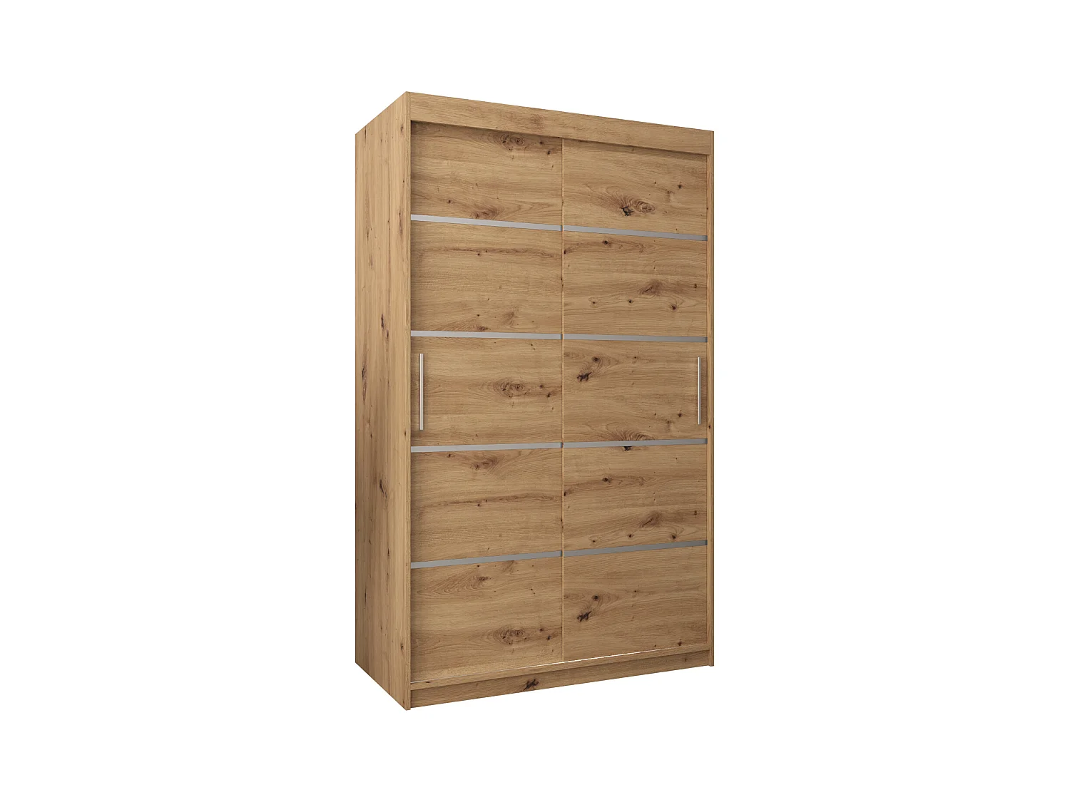ARMOIRE VERONA 1 À PORTES COULISSANTES 200/120/62 2 Portes (Artisan/Artisan)