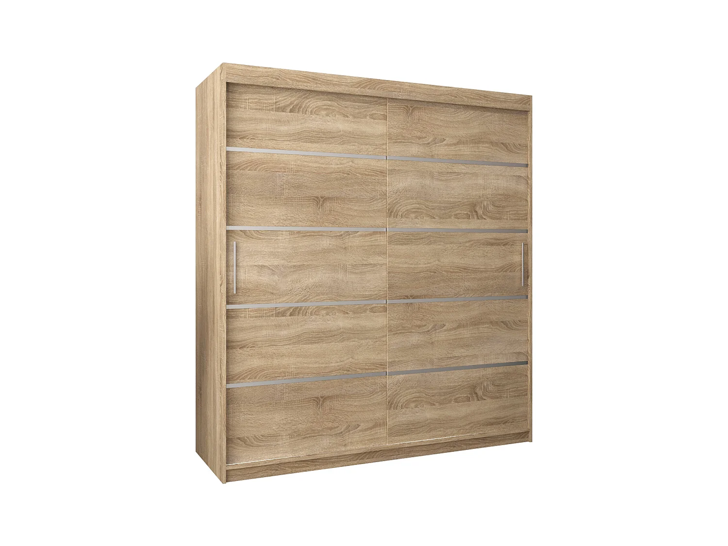 ARMOIRE VERONA 1 À PORTES COULISSANTES 200/180/62 2 Portes (Sonoma/Sonoma)