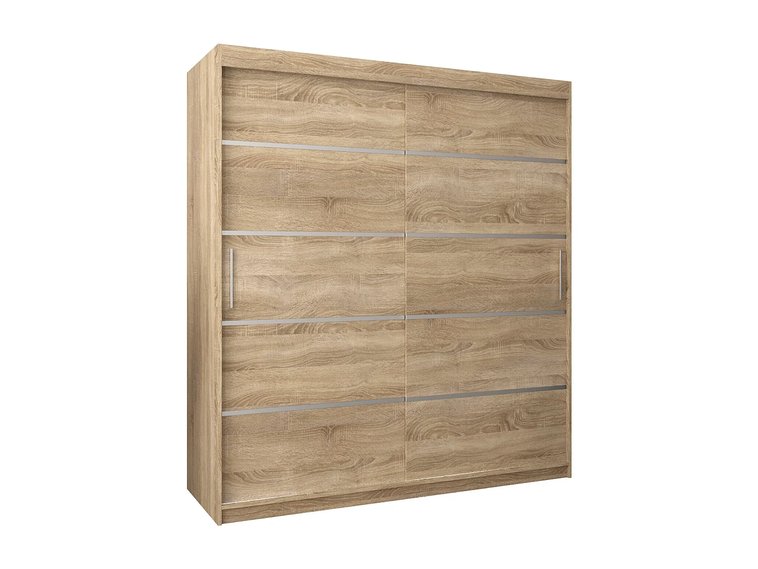 ARMOIRE VERONA 1 À PORTES COULISSANTES 200/180/62 2 Portes (Sonoma/Sonoma)