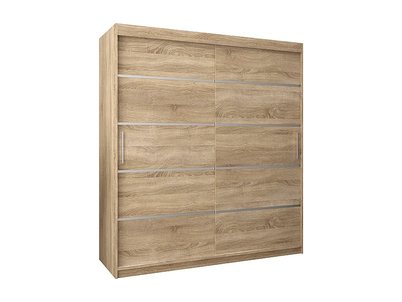 ARMARIO VERONA 1 DE PUERTAS CORREDERAS 200/180/62 2 puertas (sonoma/sonoma)