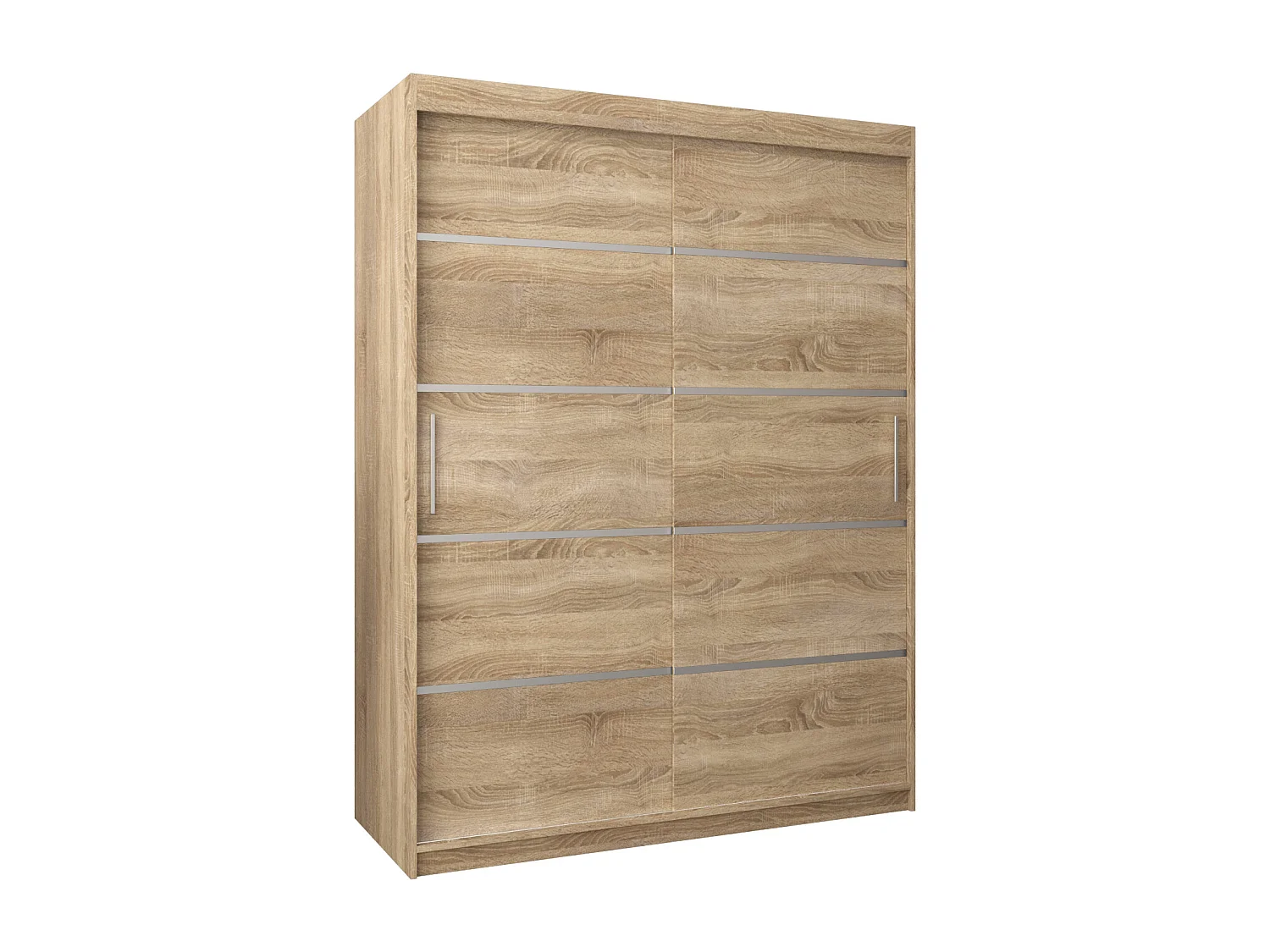 ARMOIRE VERONA 1 À PORTES COULISSANTES 200/150/62 2 Portes (Sonoma/Sonoma)