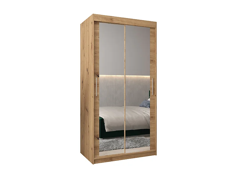 ARMOIRE TOKYO 3 DE PUERTAS CORREDERAS 200/100/62 2 puertas (Artisan/Artisan)