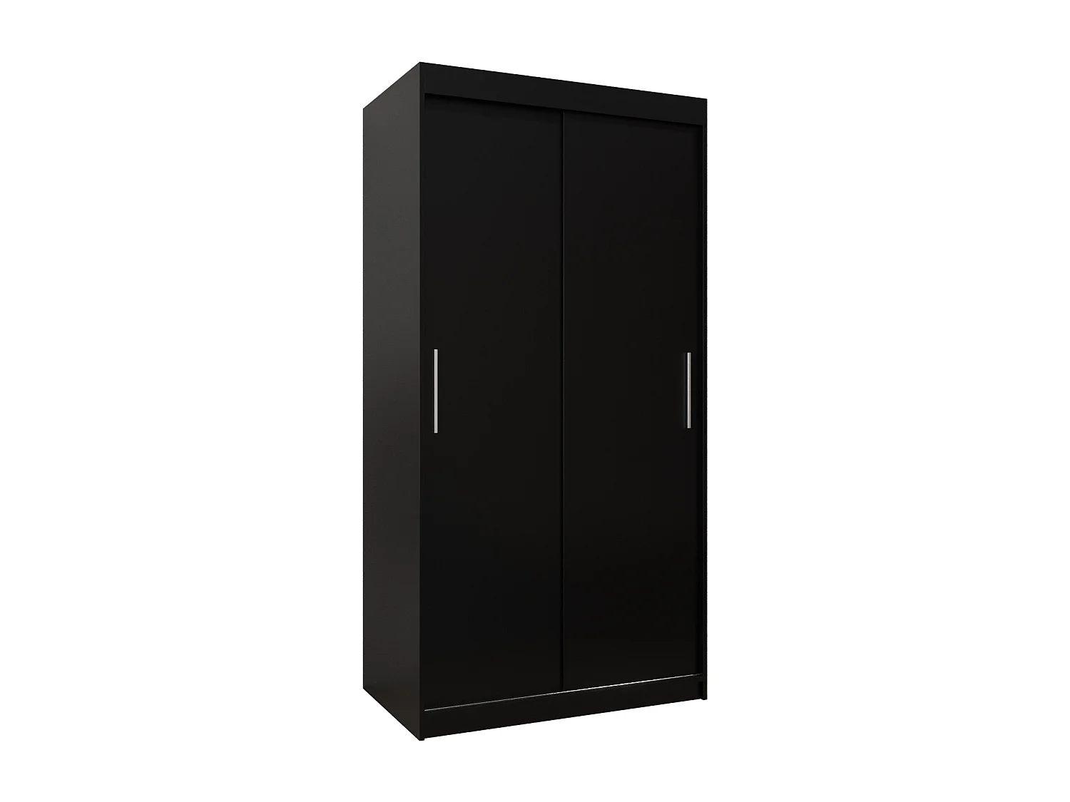 Armoire Tokyo À Portes Coulissantes 200/100/62 2 portes (Noir/Noir)