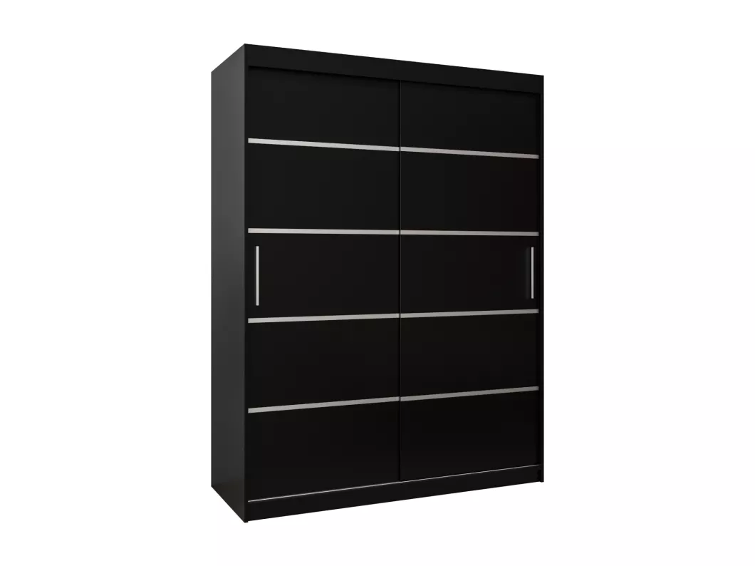 Kauf Unique SCHWEBETÜRENSCHRANK VERONA 1 200/150/62 2-türig (Schwarz/Schwarz)