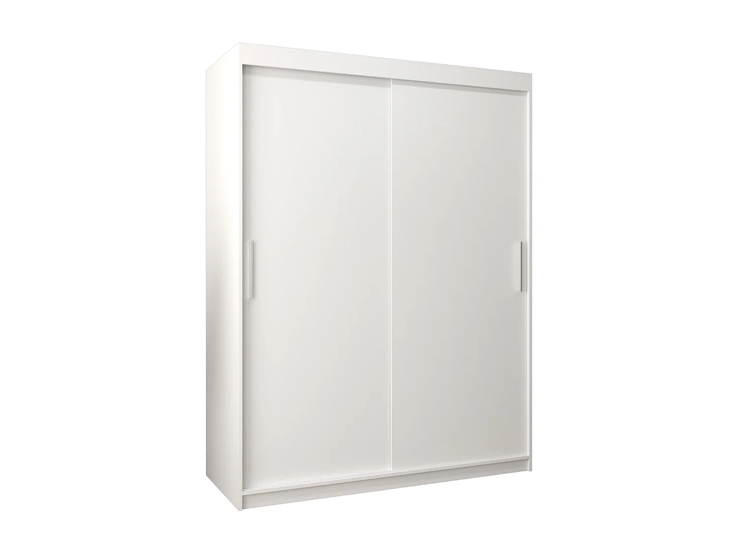 Armoire Tokyo À Portes Coulissantes 200/150/62 2 portes (Blanc/Blanc)