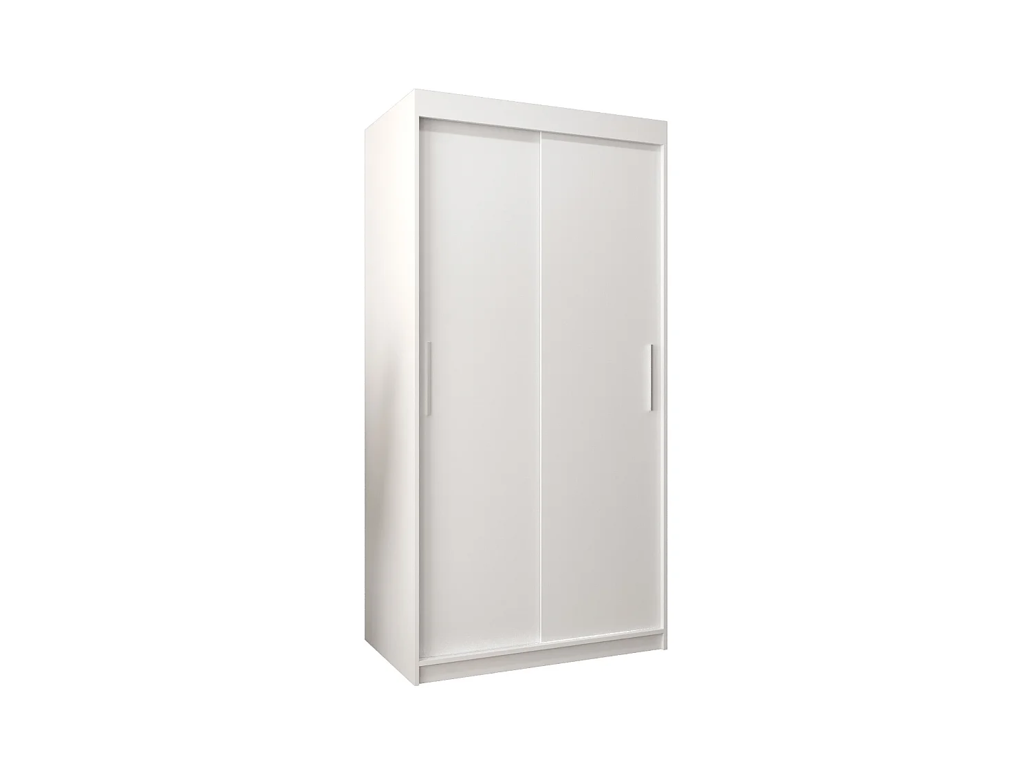 Schwebetürenschrank Tokyo 200/100/62 2-Türig (Weiß)