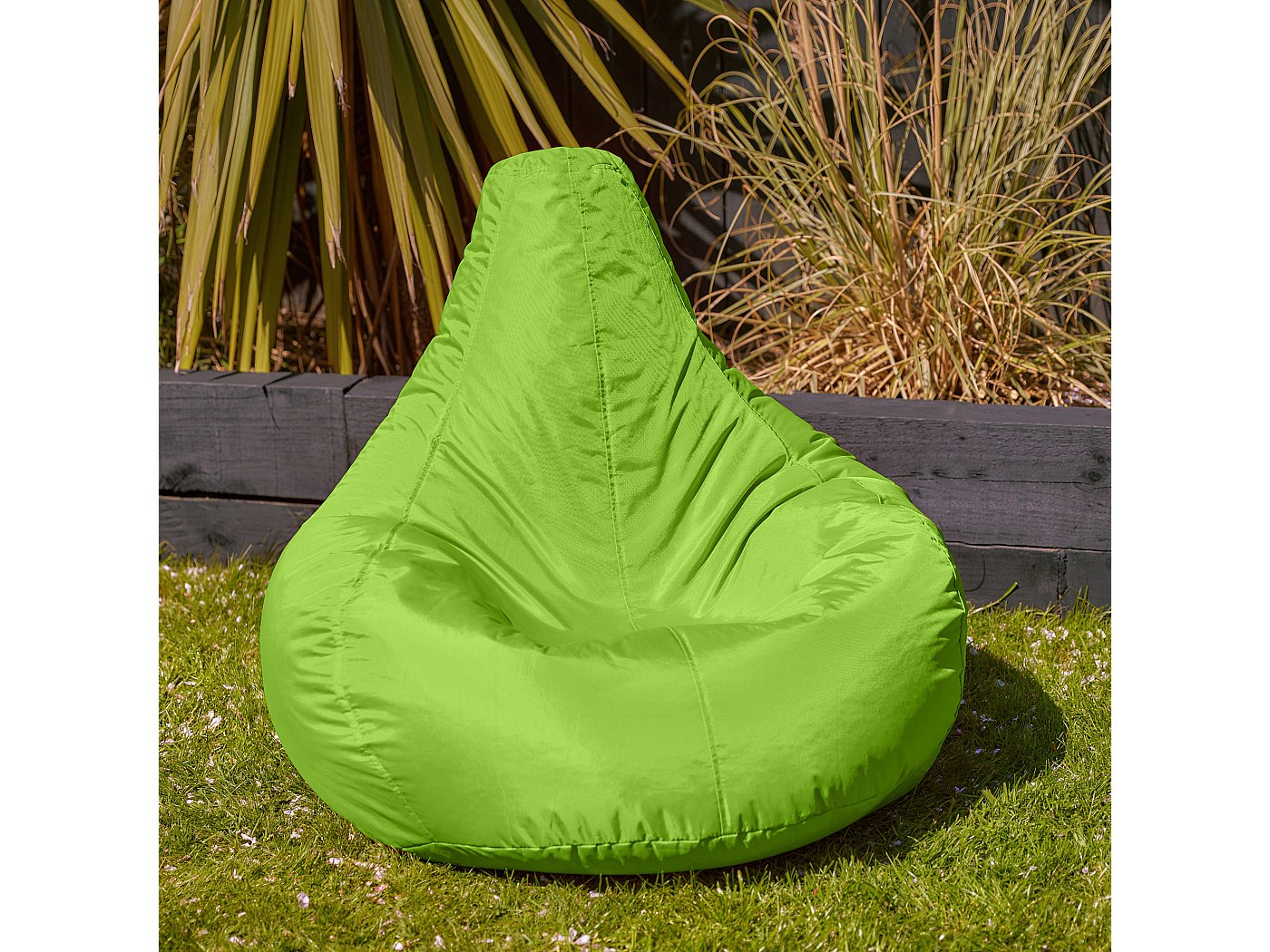 Housse Pouf Géant XL 100x120 Cm – Bean Bag Sans Rembourrage (Vert Matcha), Idéal Salon, Chambre, Salle De Jeux Intérieur/Extérieur