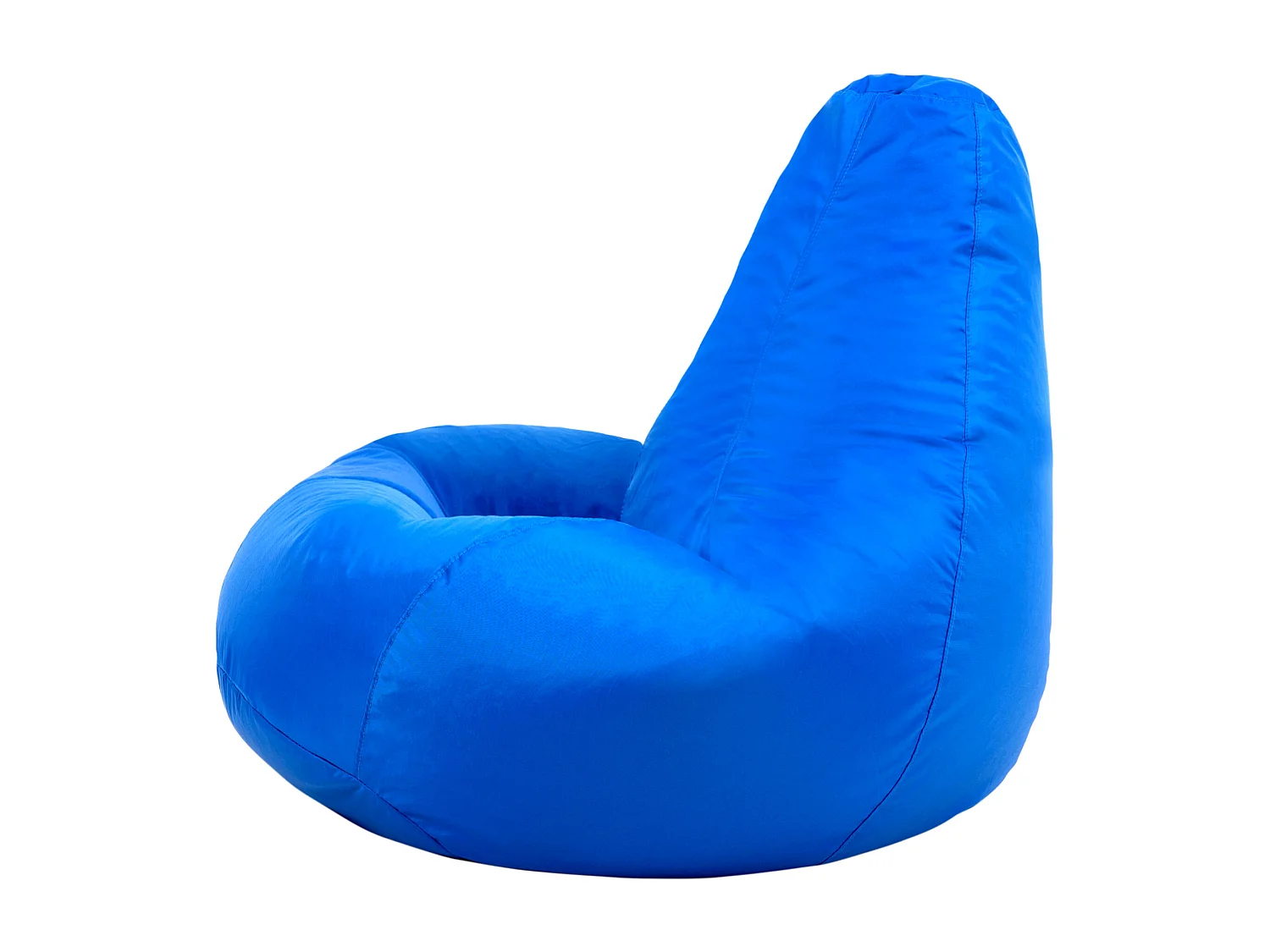 Pouf inclinable pour usage intérieur et extérieur bleu