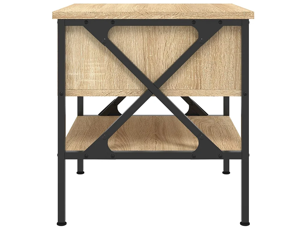 Tables de chevet 2 pcs chêne sonoma 40x42x45 cm bois ingénierie