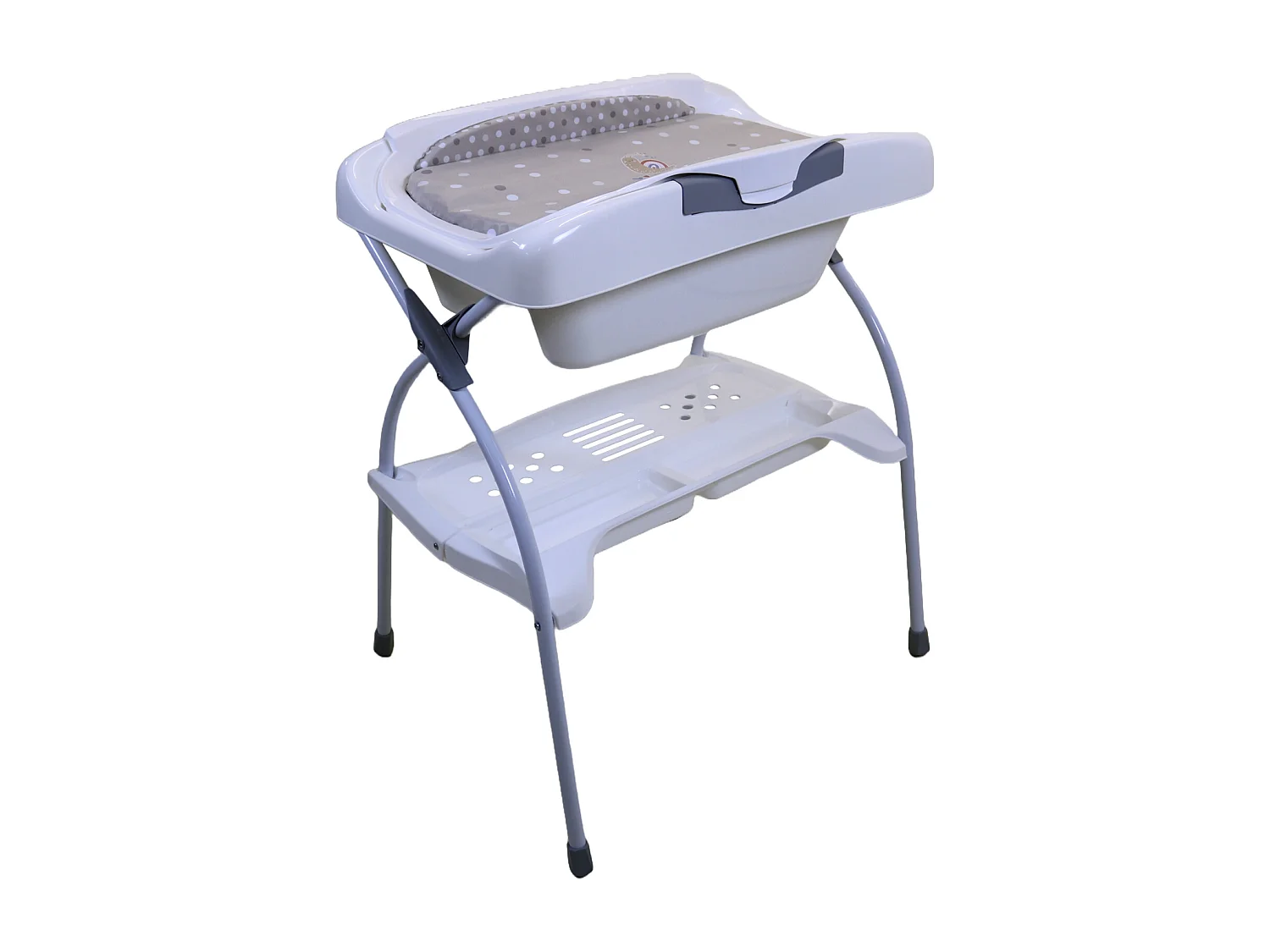 Table à langer pliante avec baignoire Elios Little Snail Taupe