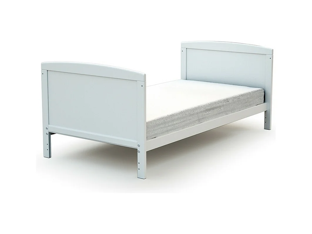 Lettino regolabile legno con materasso ESSENTIEL legno - Bianco - 70 x 140 - 144 x 74,50 x 86,50 cm