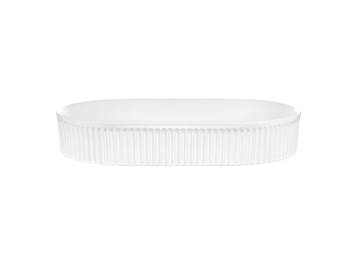 Ensemble meuble double vasque 140cm 5 portes et colonne Riva Blanc et Bois