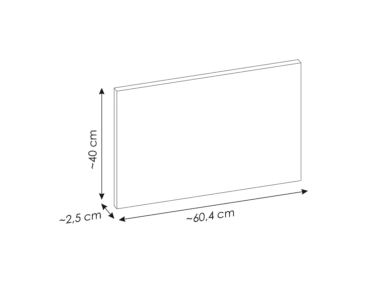 Mobile lavabo singolo 60cm 2 ante Riva bianco e legno