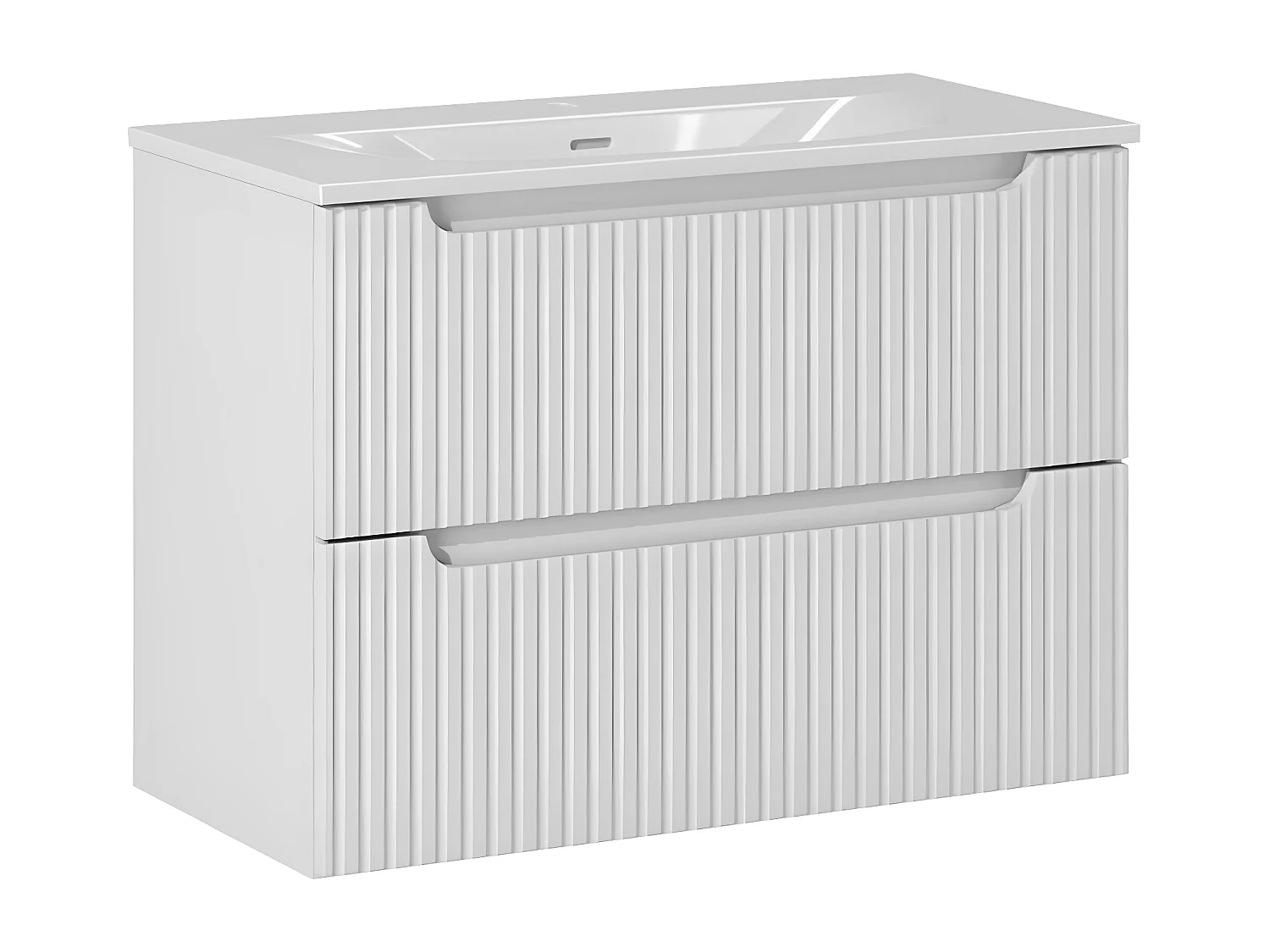 Móvel de lavatório Riva branco 80cm