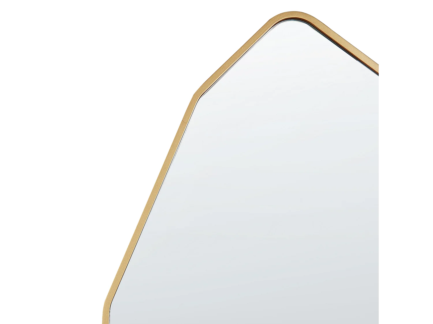 Miroir sur pied TARTAS 165 cm Métal Doré