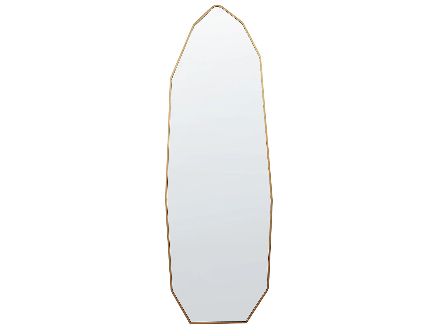 Miroir sur pied TARTAS 165 cm Métal Doré