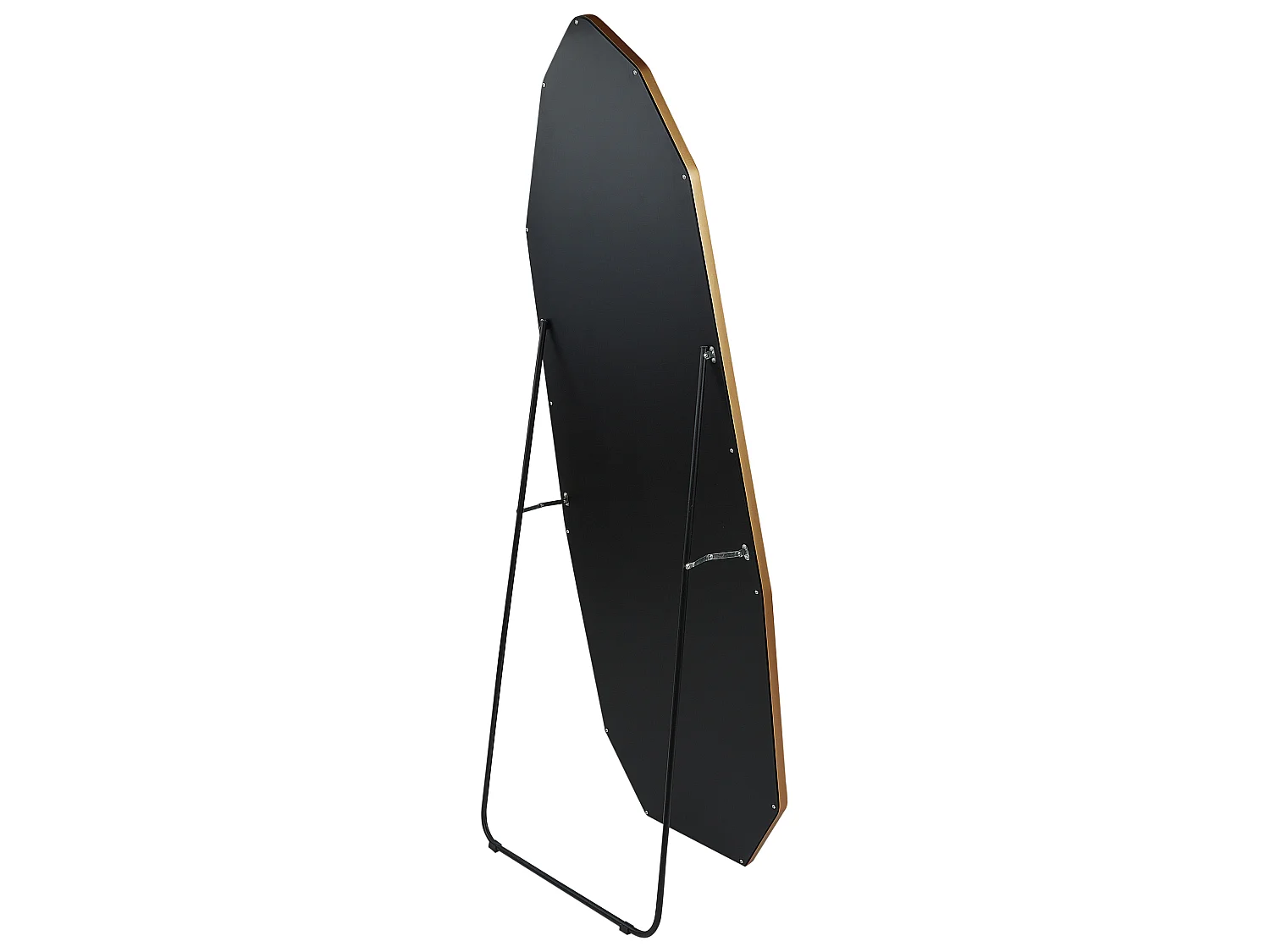 Miroir sur pied TARTAS 165 cm Métal Doré