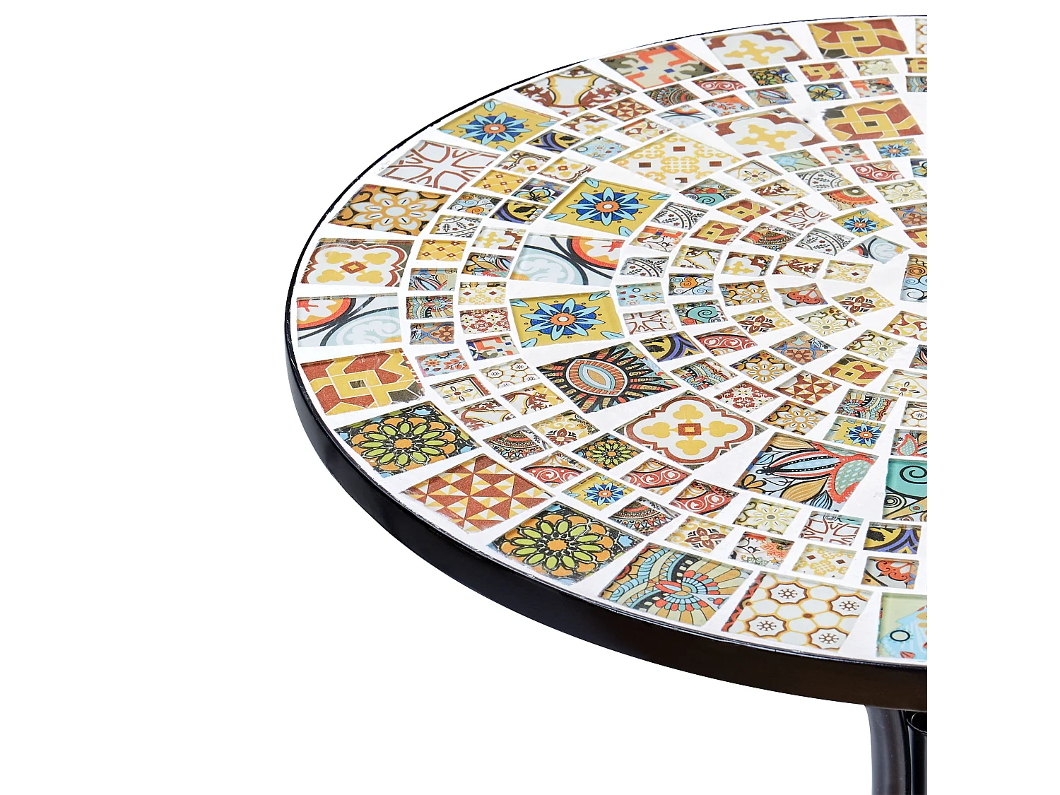 Table bistrot CASARIO 60 cm 60 cm Noir