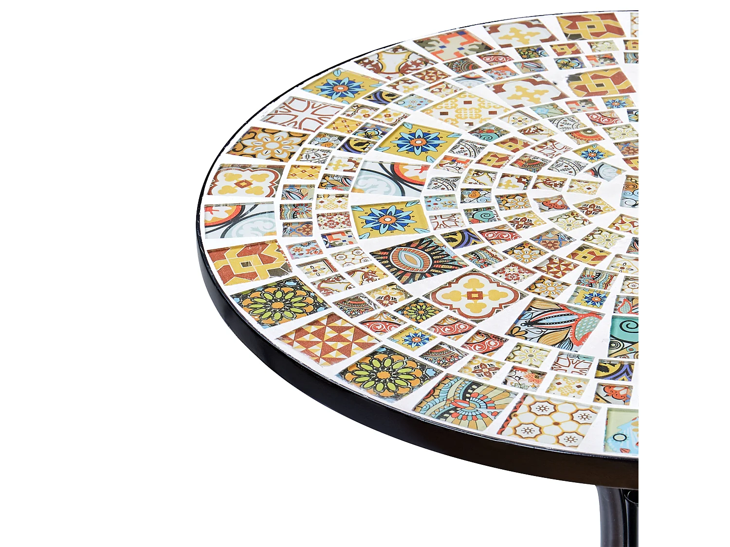Table bistrot CASARIO 60 cm 60 cm Noir