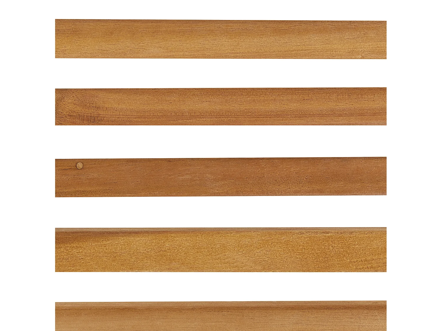 Table de salle à manger de jardin SULZANO 180 cm 90 cm Acacia Marron