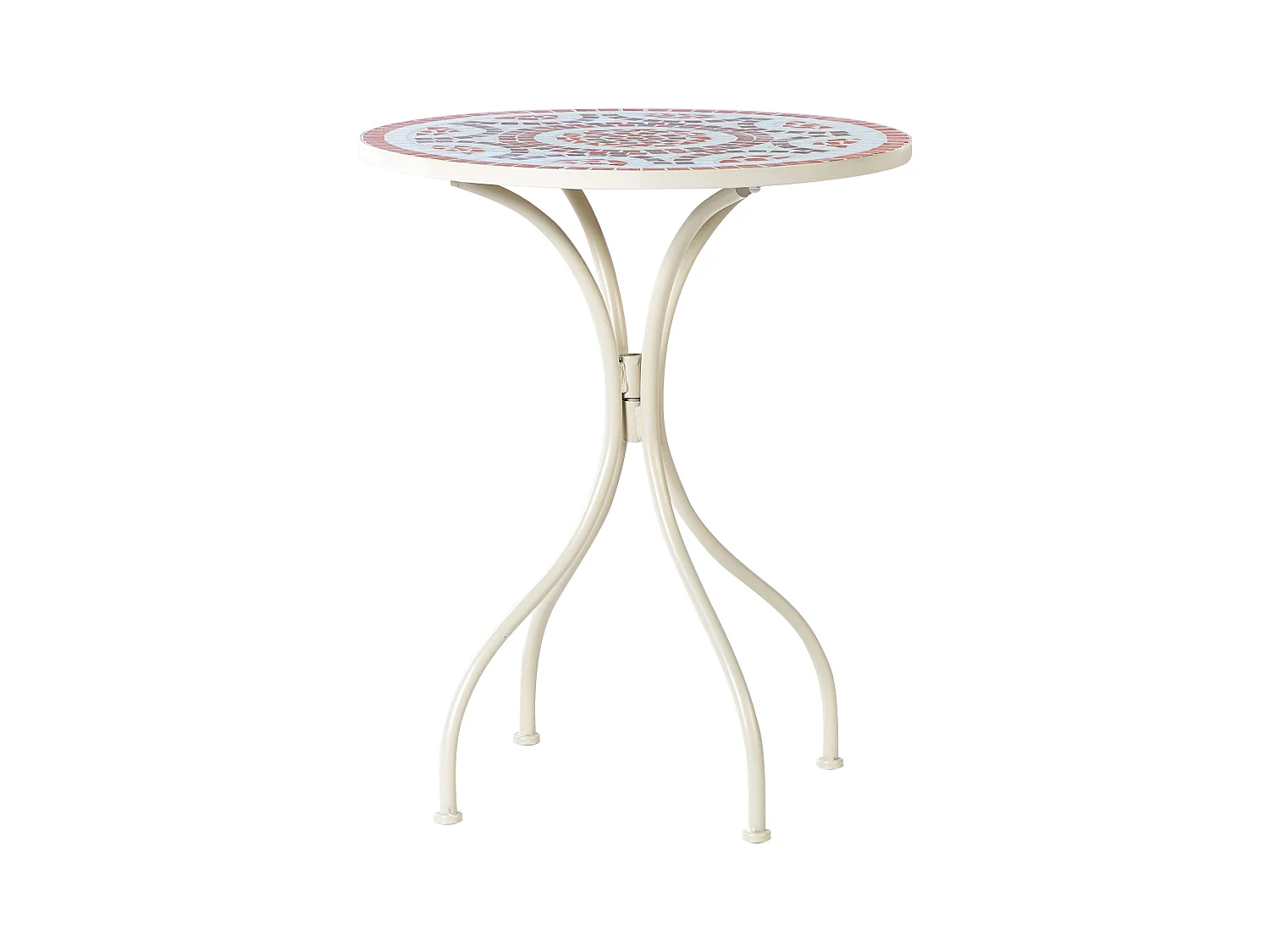 Table bistrot SPELLO 60 cm 60 cm Blanc