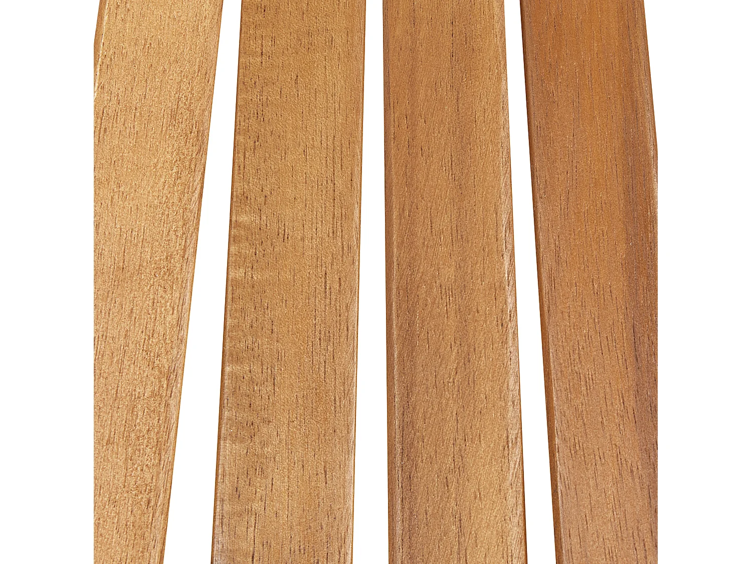 Lot de 2 chaises de jardin BELLANO Acacia Marron