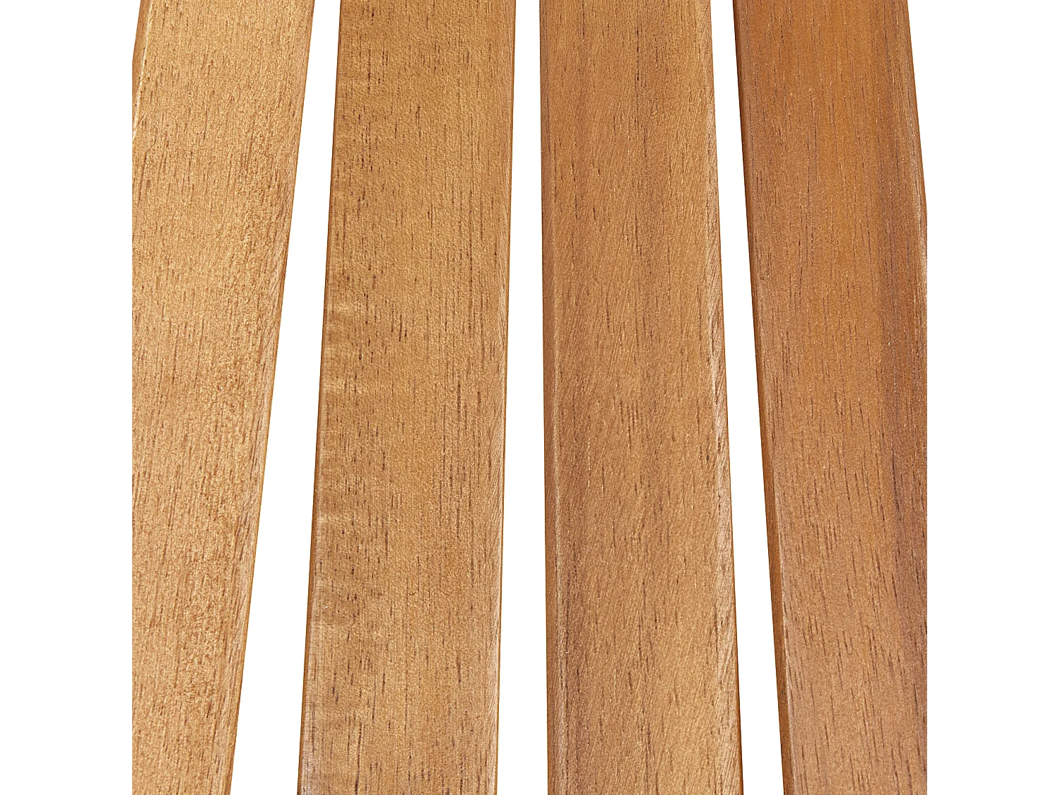 Lot de 2 chaises de jardin BELLANO Acacia Marron