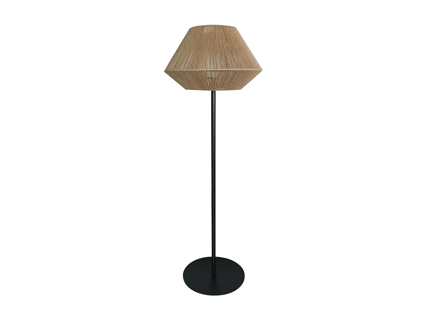 Lampadaire sans fil DARSON Beige Corde H151cm