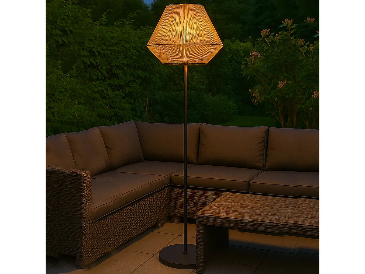 Lampadaire extérieur sans fil DARSON H151cm