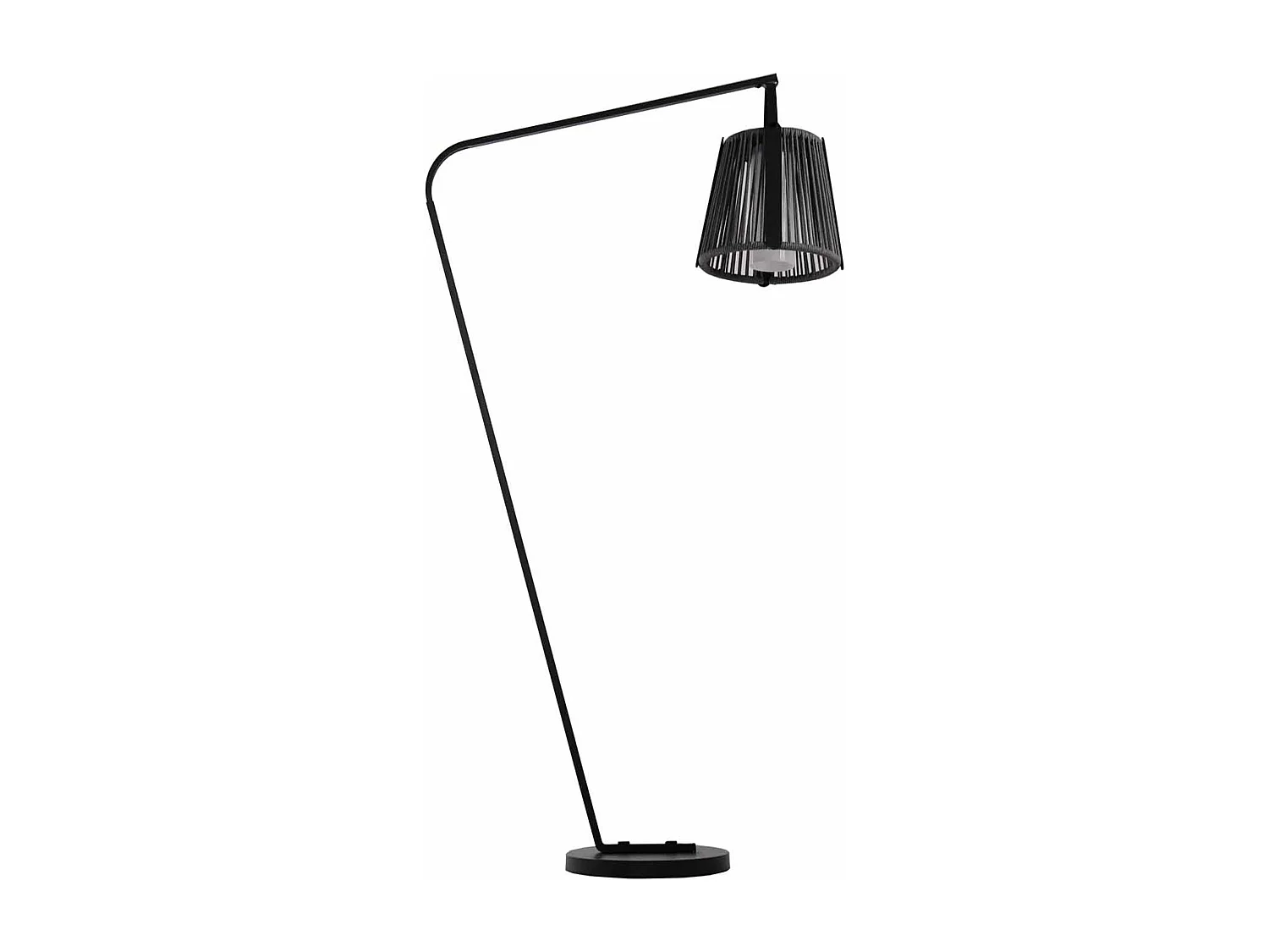 Lampadaire solaire RAYGLOW Gris Metal H176cm